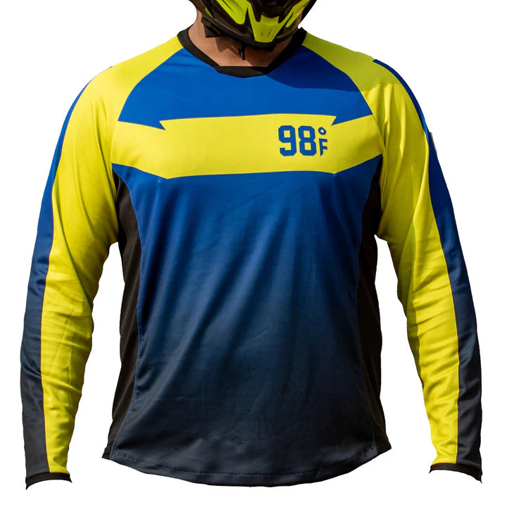 Moto Jersey Escape Classic - Blue & Yellow