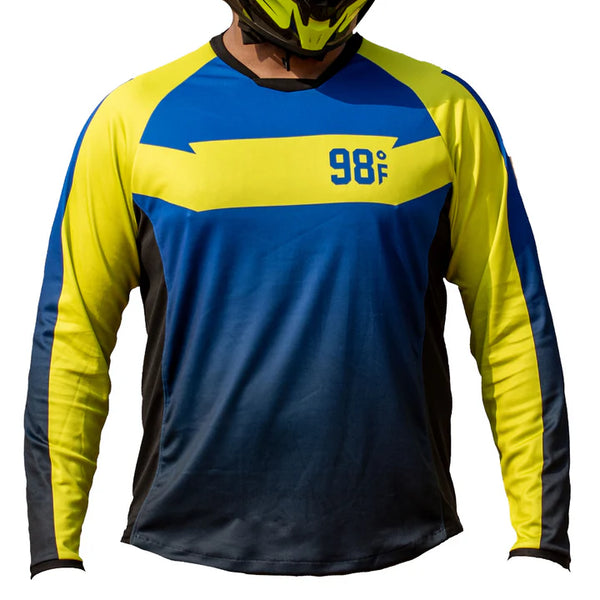 Moto Jersey Escape Classic - Blue & Yellow