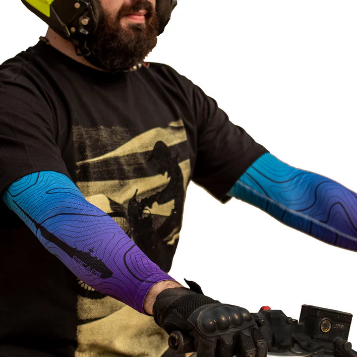 AeroFlow Cooling Sleeves - Blue & Purple