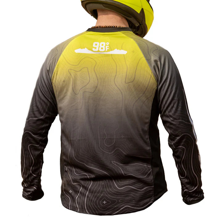Moto Jersey Escape Canyon - Yellow, Grey