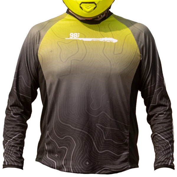 Moto Jersey Escape Canyon - Yellow, Grey